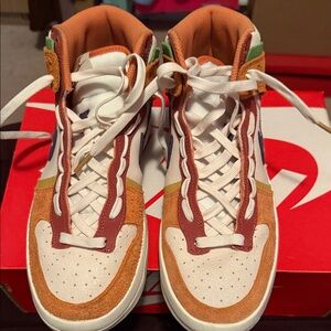 Nike Dunk Hi Up PRM - Sail and Canyon Purple